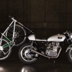 オートバイに自転車を積む方法 NAHBS BREADWINNER CAFE RACER編