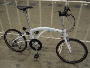 スーツケースに入る20インチ(451)折り畳み自転車 PATTO BIKE SC451
