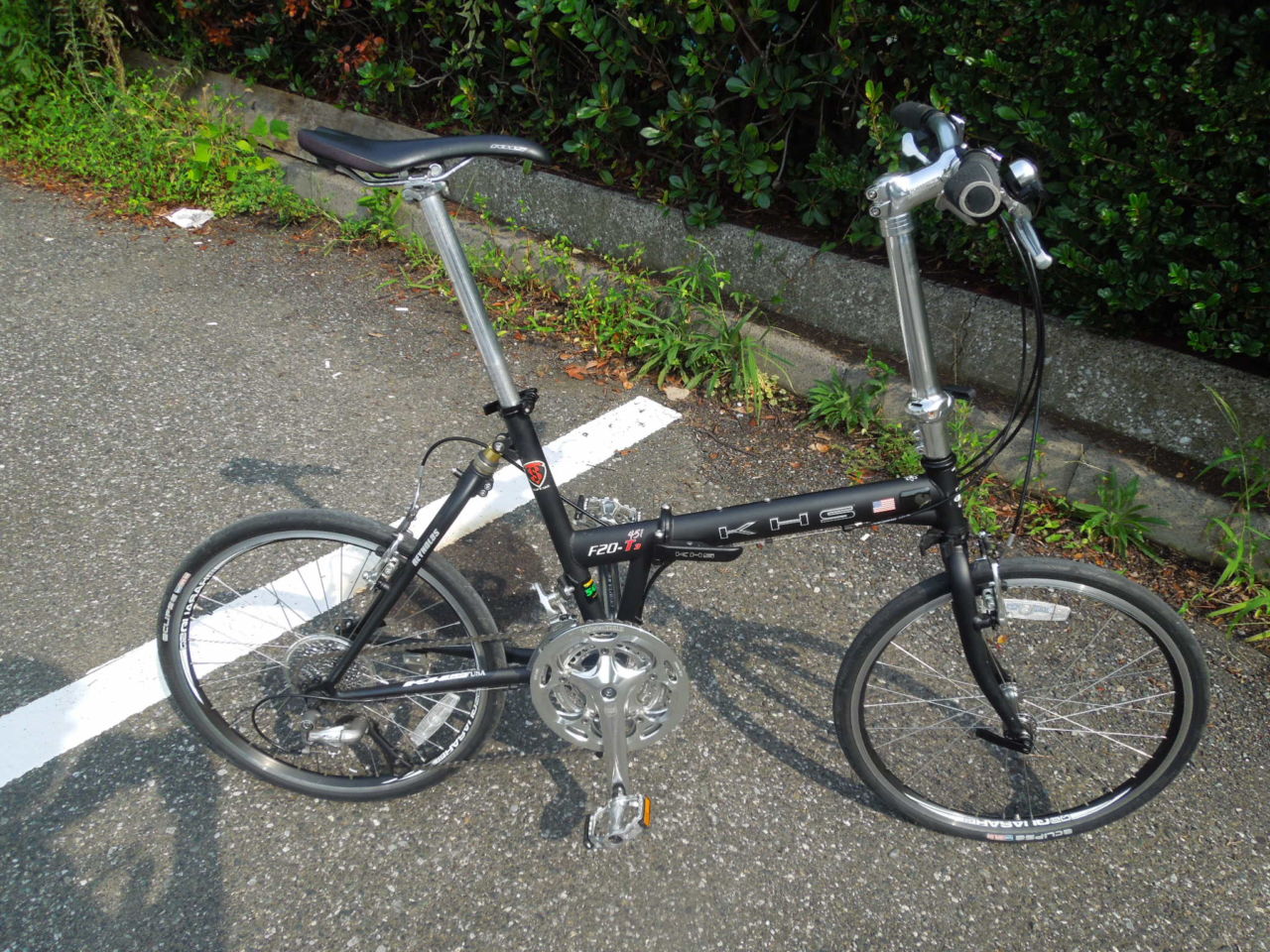 DAHONやTernの折りたたみ自転車とは思想が異なるKHSの折りたたみ自転車 