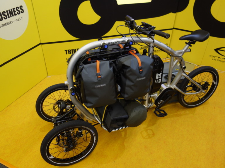 ワクワクさせるE-カーゴトライク「STROKE CARGO TRIKE T4」がバイシクルシティエキスポ2019で公開