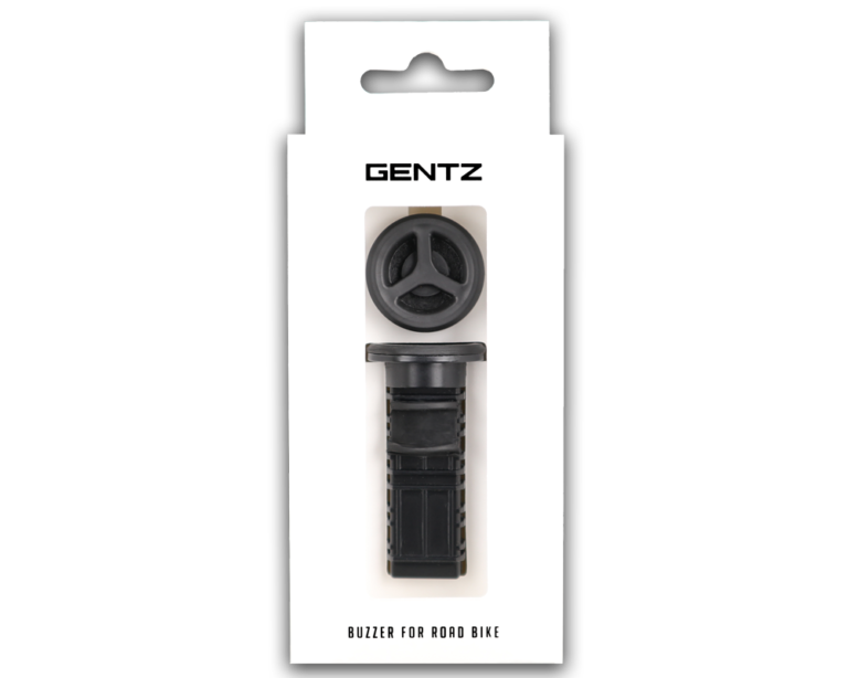 ハンドルをすっきりさせるロードバイク用電子ブザー「GENTZ」