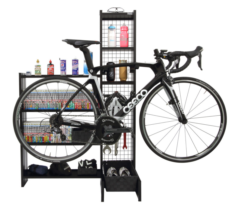 RICCAL(リッカル)から室内用ディスプレイスタンド「サイクルシェルフ」が登場