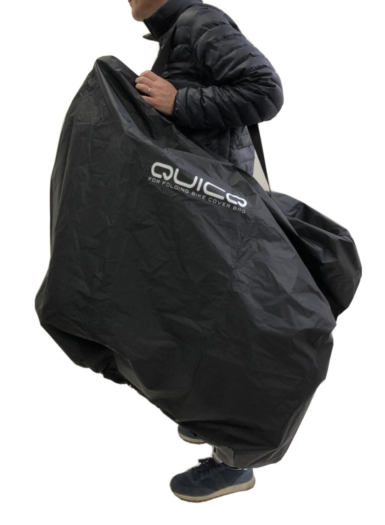 折りたたみ自転車専用輪行バッグ「QUICQ(クイック)フォールディングカバーバッグ」が登場