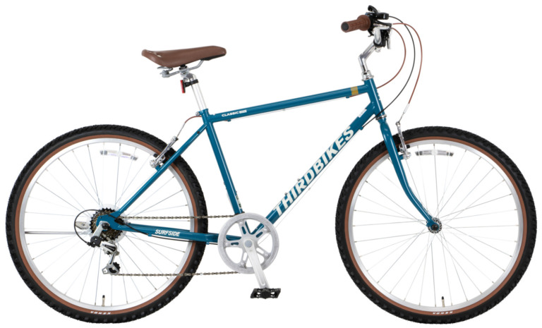 オールドMTBスタイルの街乗り自転車 THIRDBIKES SURFSIDEに新色「グレイッシュブルー」登場