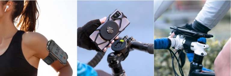 自転車・ランニング用スマホホルダー「Bone Tie Connect Kitシリーズ」登場　気軽に脱着可能でGarminマウントを採用したスマホホルダー