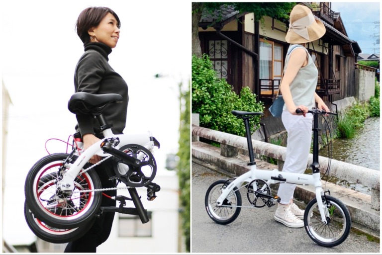 最軽量の折りたたみ自転車＆電動アシスト自転車で輪行旅　「旅に出よう！輪行セット(電動・軽量)」発売