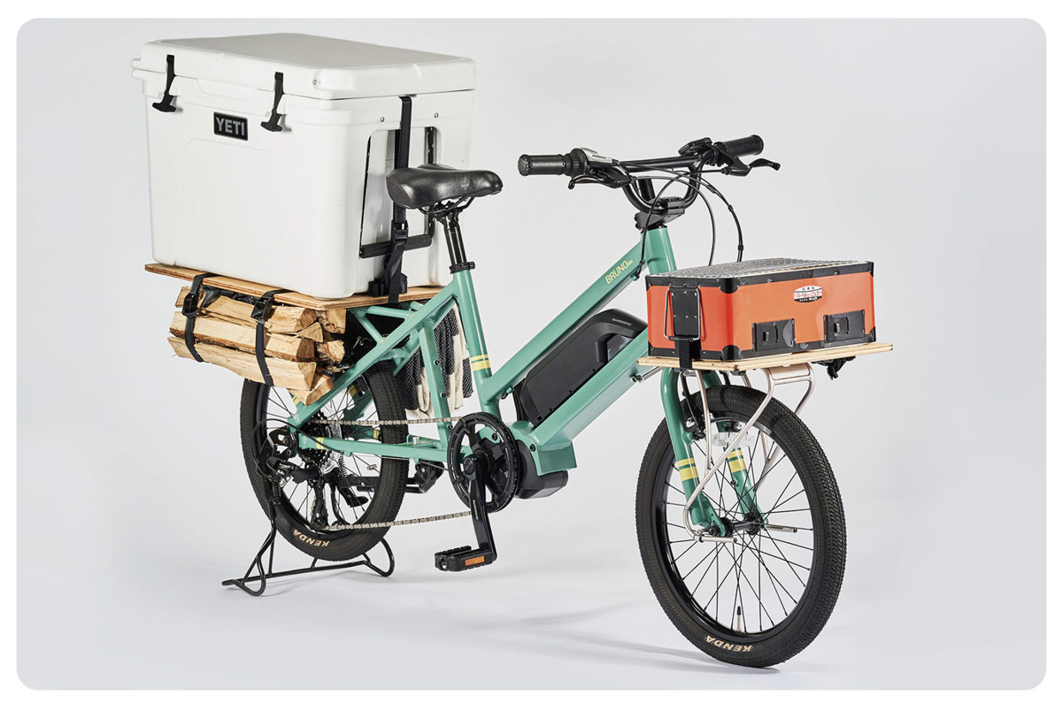 BRUNO初のE-Bike「e-tool」登場 子供乗せも装着できるカーゴバイク 
