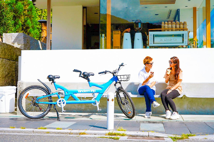 京都 嵐山を満喫できるタンデム自転車レンタルサイクル タンデムトリップ 登場 シクロライダー