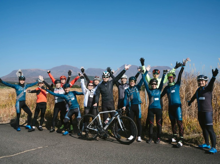 Sparkle Oita Racing Teamによる「阿蘇くじゅう国立公園」を舞台にしたサイクルツーリズムのPRを開始
