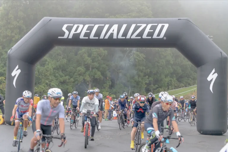 スペシャライズド　ヒルクライムレースとダウンヒルレース同時開催イベント　野沢温泉自転車祭に協賛