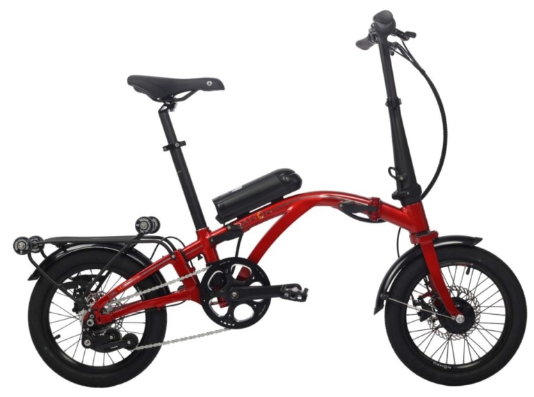 DAHON CURL Ei4 ブロンプトンキラーの折りたたみ自転車がE-Bike化