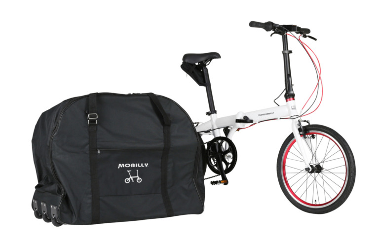 ジック　20インチ最軽量クラスの電動アシスト自転車 「TRANS MOBILLY NEXT206」と輪行袋をセットにした「旅にでよう！輪行セットII(電動)」発売