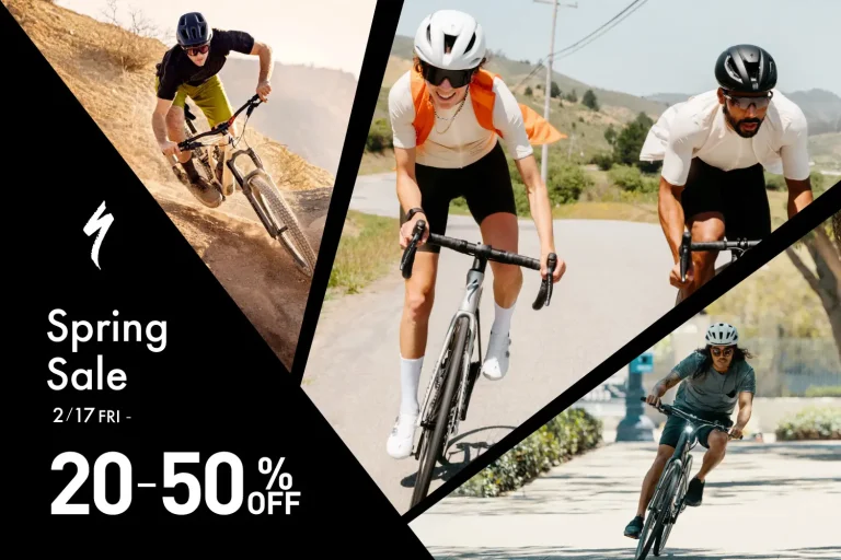 スペシャライズド　最大50%OFFになるSpring Saleが2月17日(金)からスタート