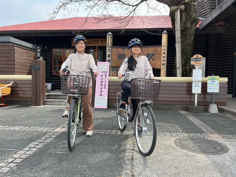 昭和レトロな玉川温泉、レンタサイクルと温泉のセットプランを販売開始