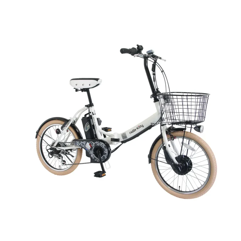 ハローキティのカラーリングを採用した電動アシスト自転車が登場　8万9800円
