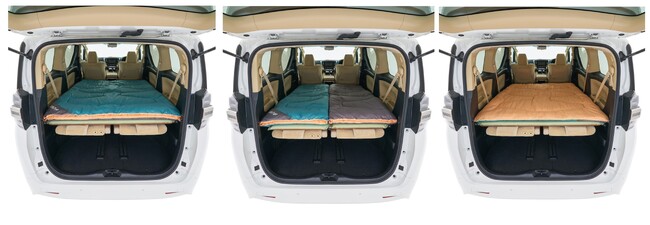 LOGOSから新登場「ミニバンぴったり寝袋・-2 BD」で車中泊・アウトドアを快適に