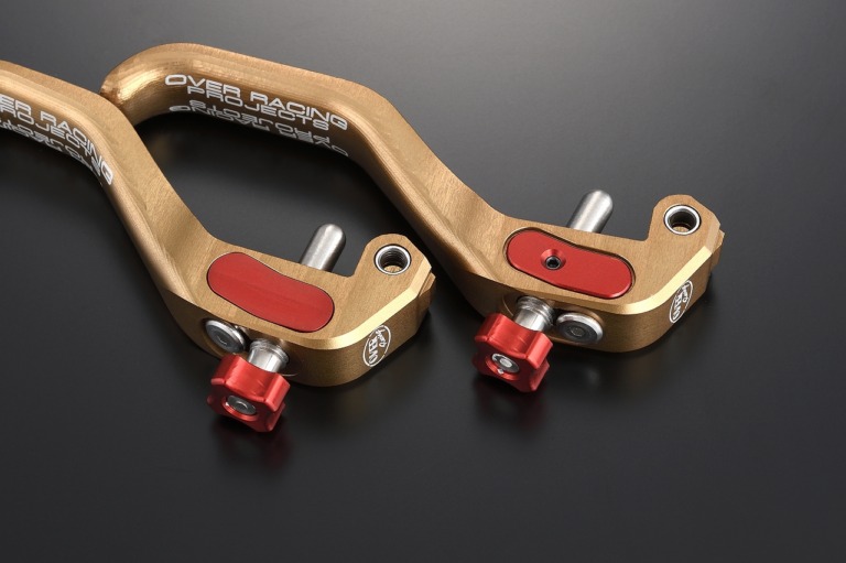 OVER Racing　ヤマハ YPJ-MT Proに合わせたスモールペダル、ステムキャップ、ブレーキレバーをリリース