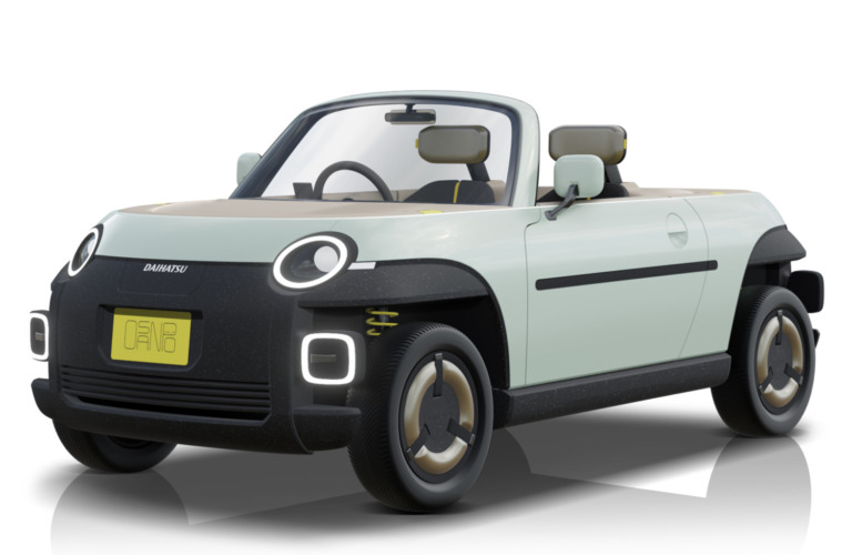 ダイハツ　ジャパンモビリティショー2023の出展車両を発表　軽BEVやカーボンニュートラルを意識したオープンカーを用意
