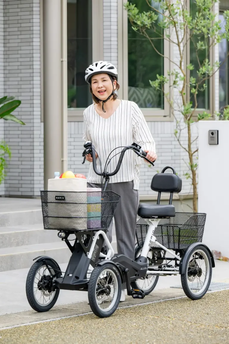 高齢者向け電動アシスト付4輪自転車「遊歩リベルタ」、4月1日より販売開始