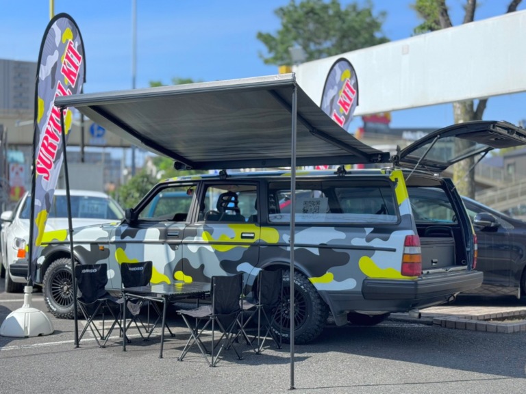 ボルボ専門店ドクターVが「車中泊×防災」をコンセプトにした新デモカー「240 SURVIVAL」を発表