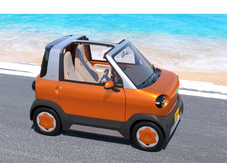 エイム、沖縄発の超小型EV『AIM EVM』を発表　島の暮らしを支える新モビリティ
